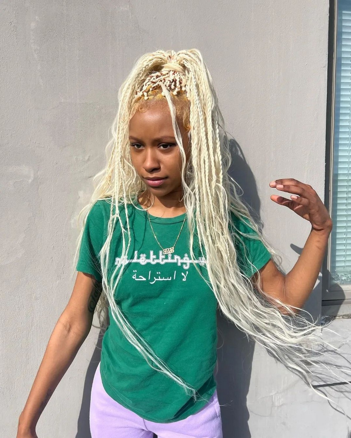 Thin Medium Knotless Braids