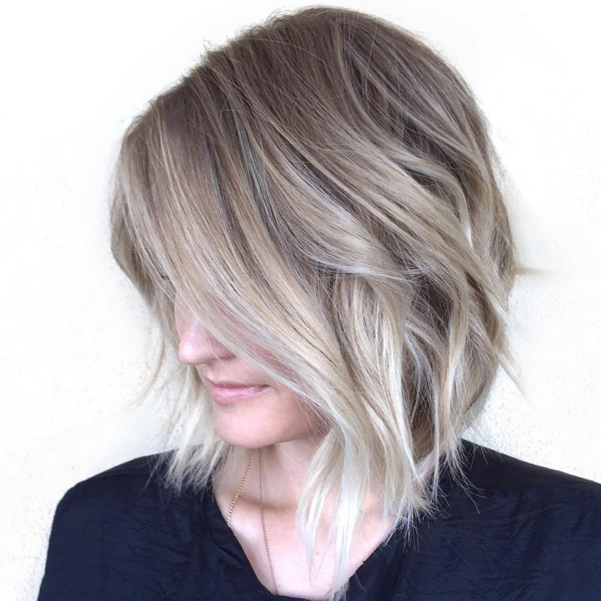 Stacked Ombre A-Line Bob