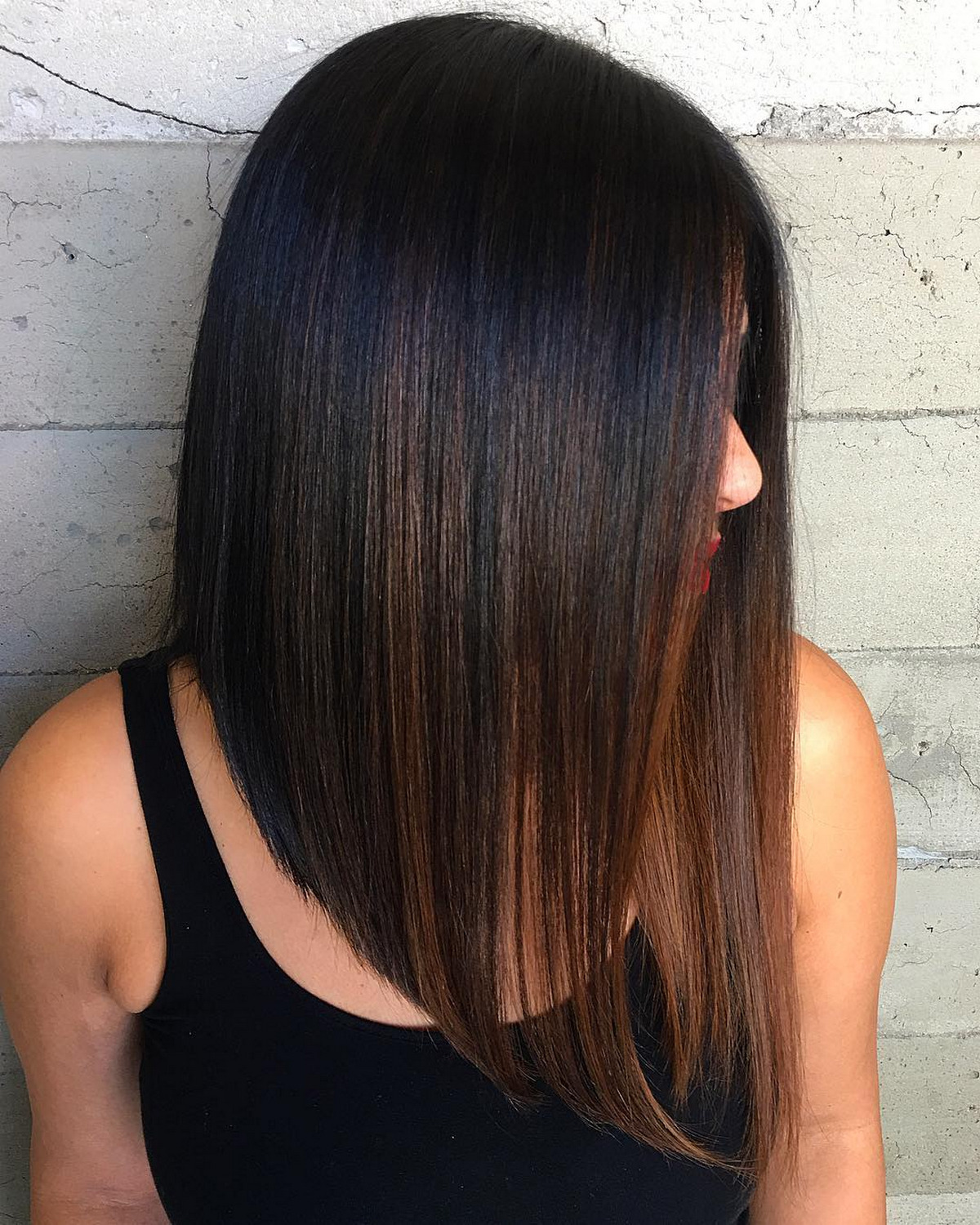 Blunt Glossy Poker Straight Lob