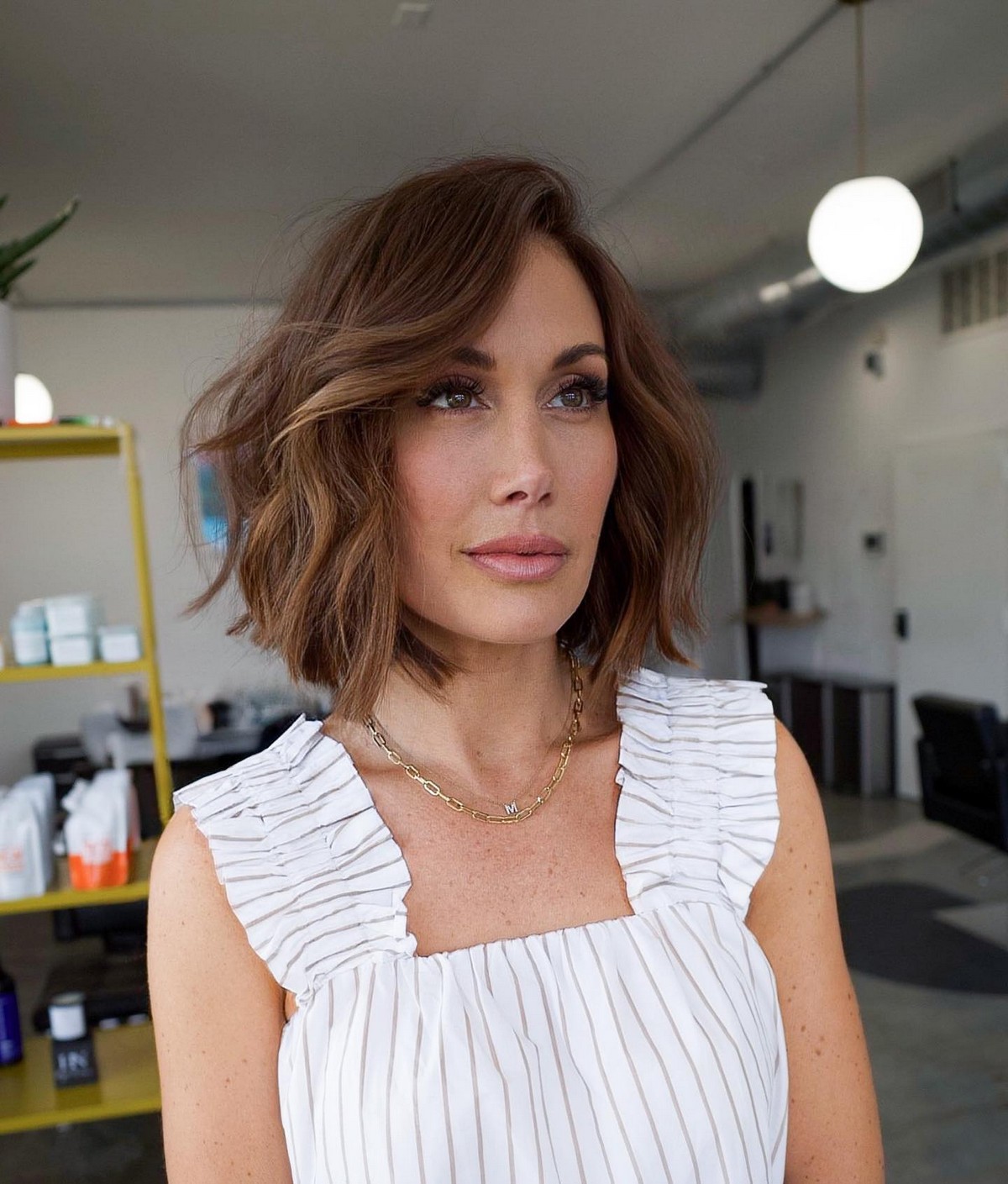 Medium Length Wavy Bob
