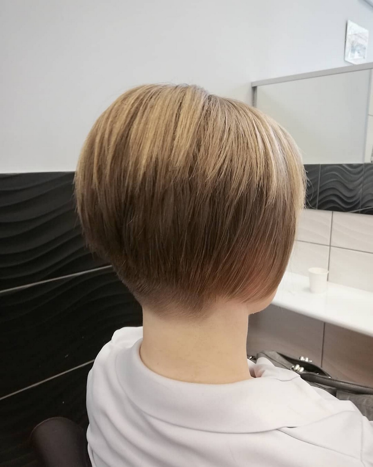 Choppy Bob With Tapered Back