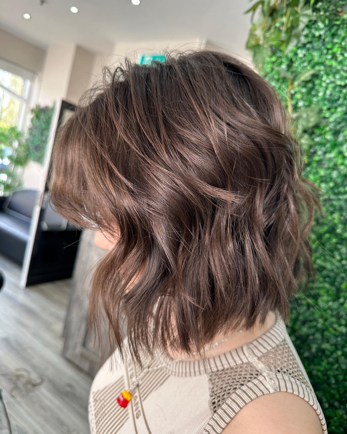 Layered Bob With Wispy Ends