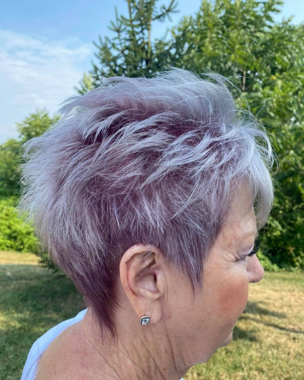 Pixie Cut With Ombre