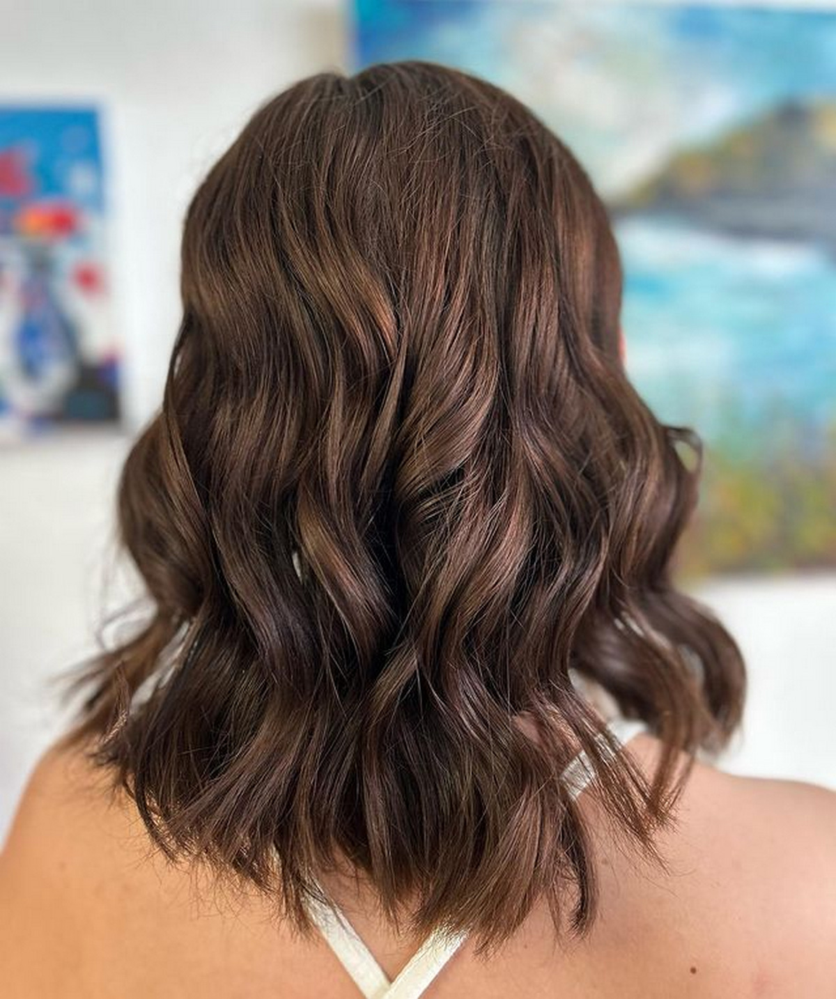 Brunette Lob Hairstyles
