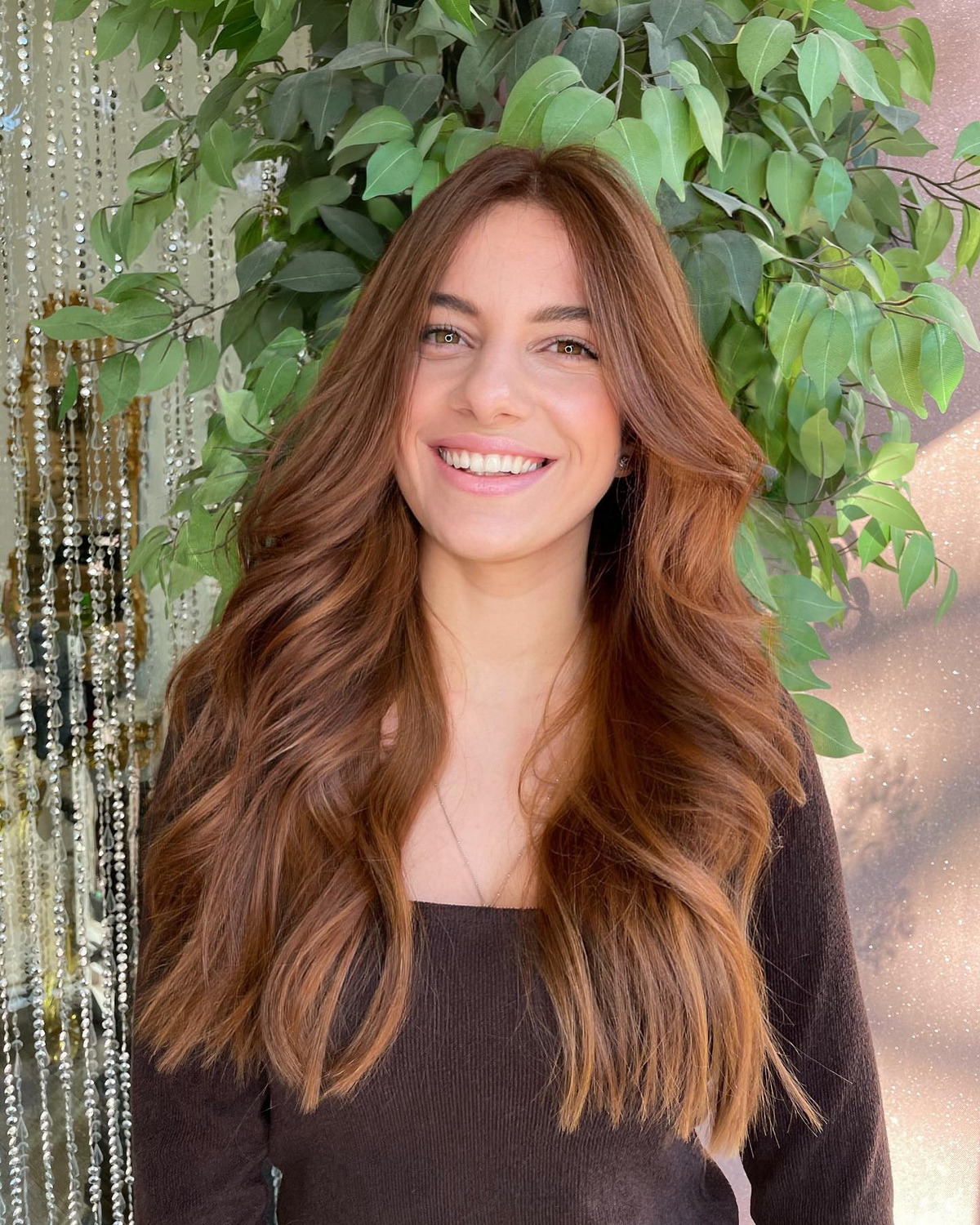 Cognac Brown Balayage