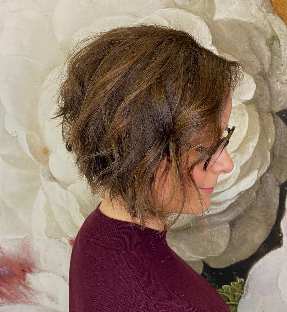 Layered Bob With Inverted Ends