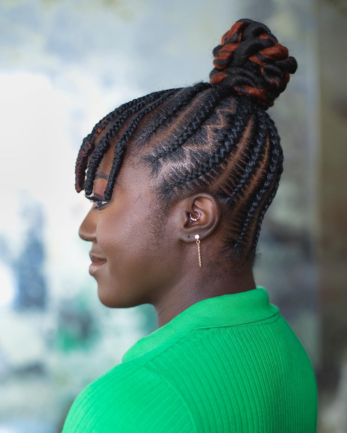 Braided High Bun