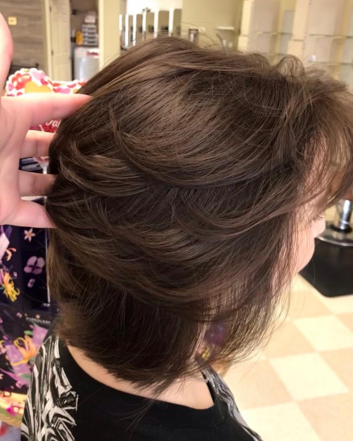 Choppy Bob With Feathered Layers