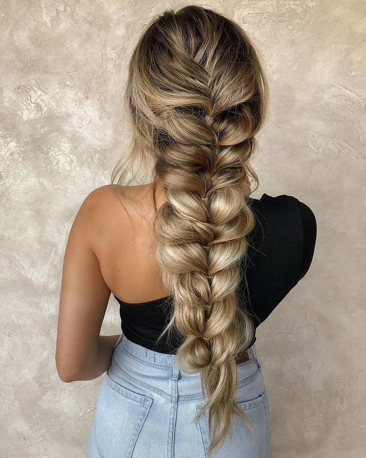 Messy Fishtail Braid