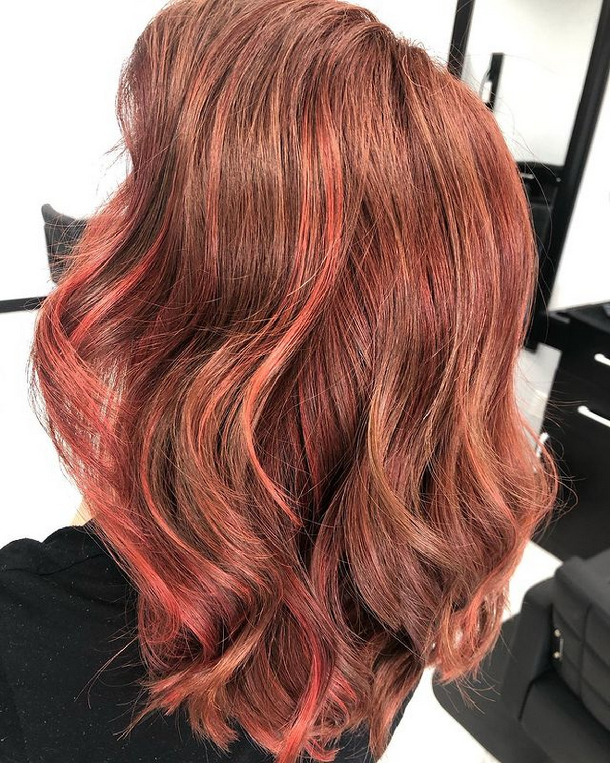 Medium-Length Strawberry Blonde Hair