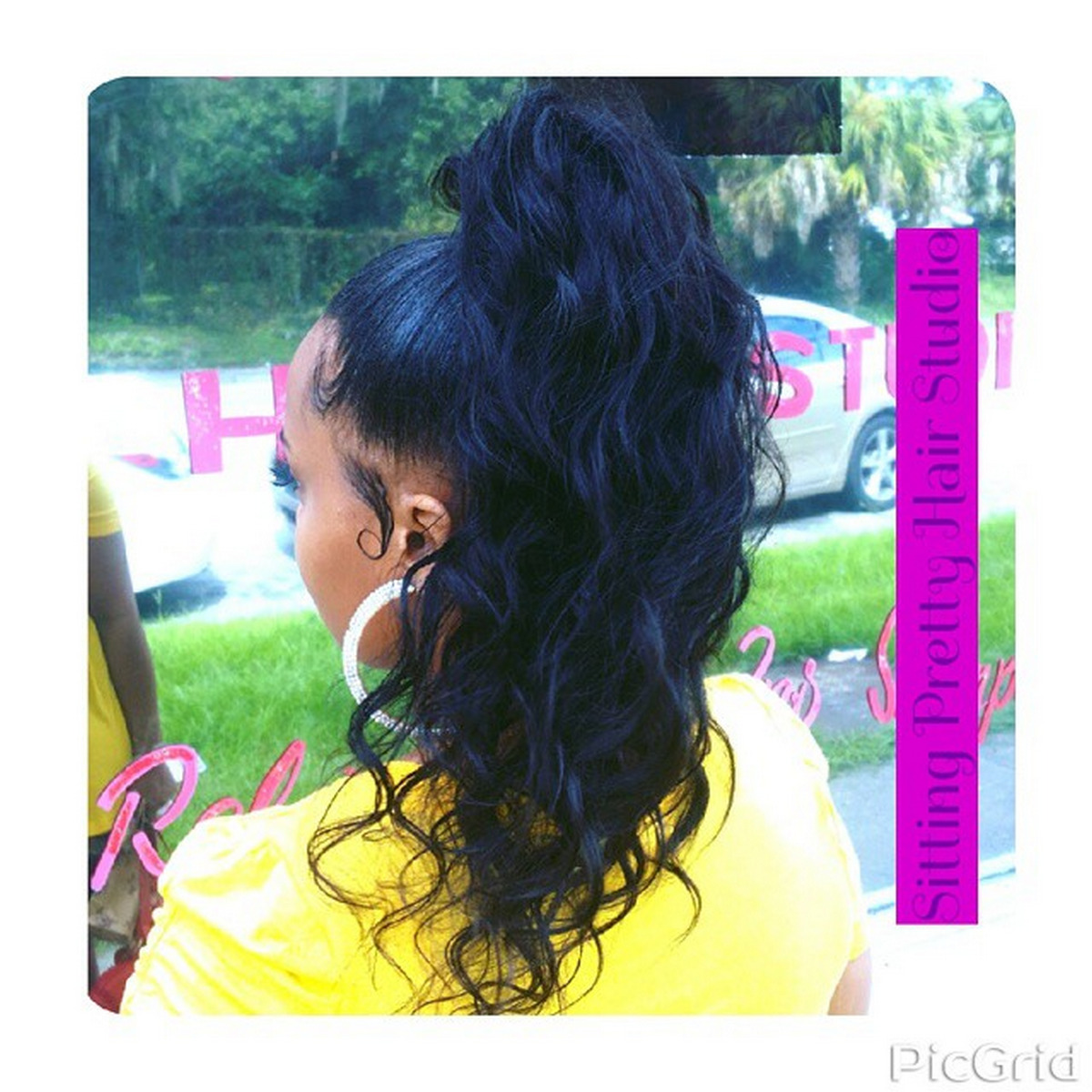 Curly High Ponytail 