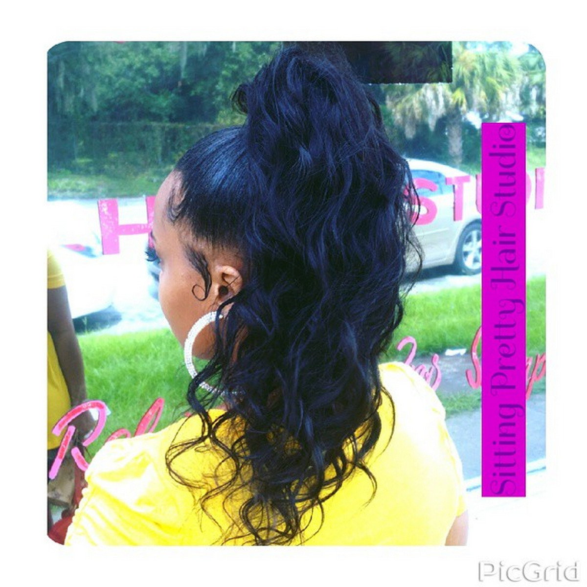Curly High Ponytail