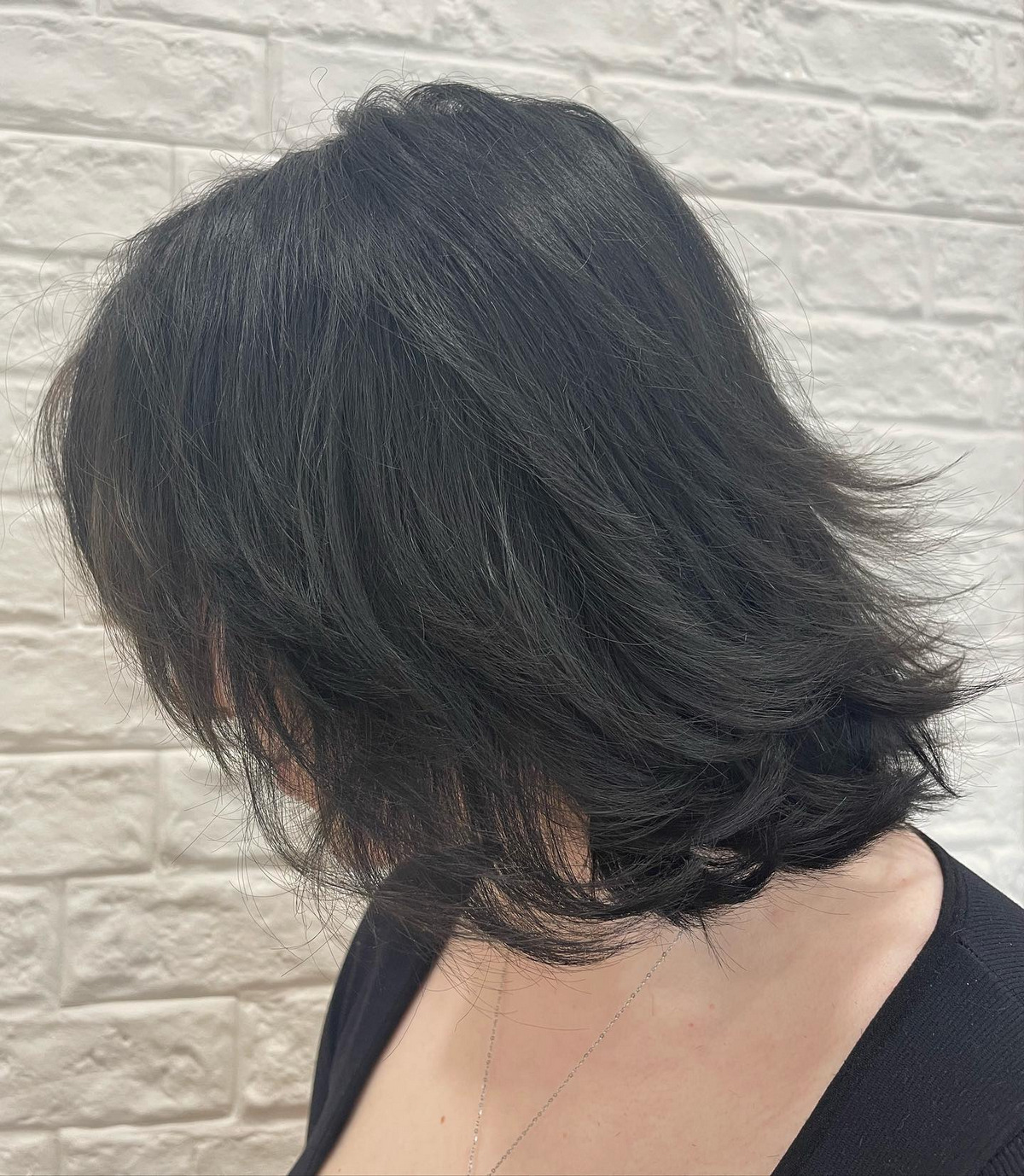 Layered Bob With Feathered Layers