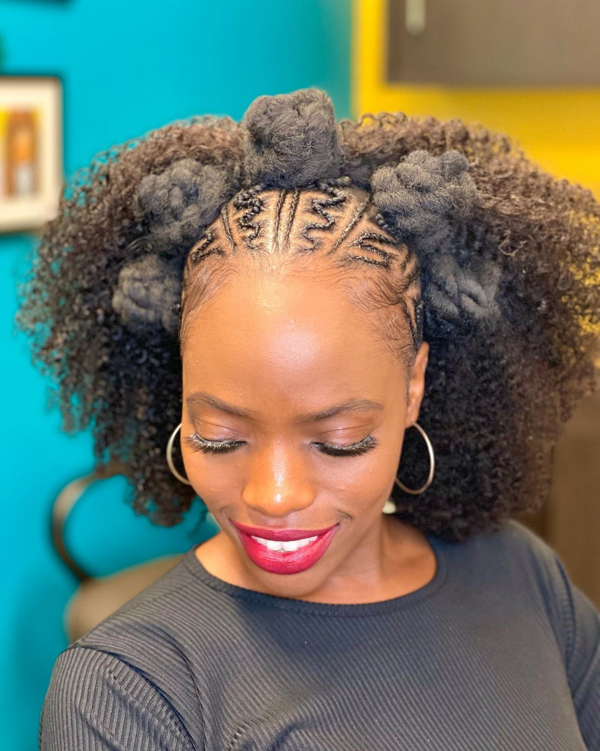 Half-Up Half-Down Curls