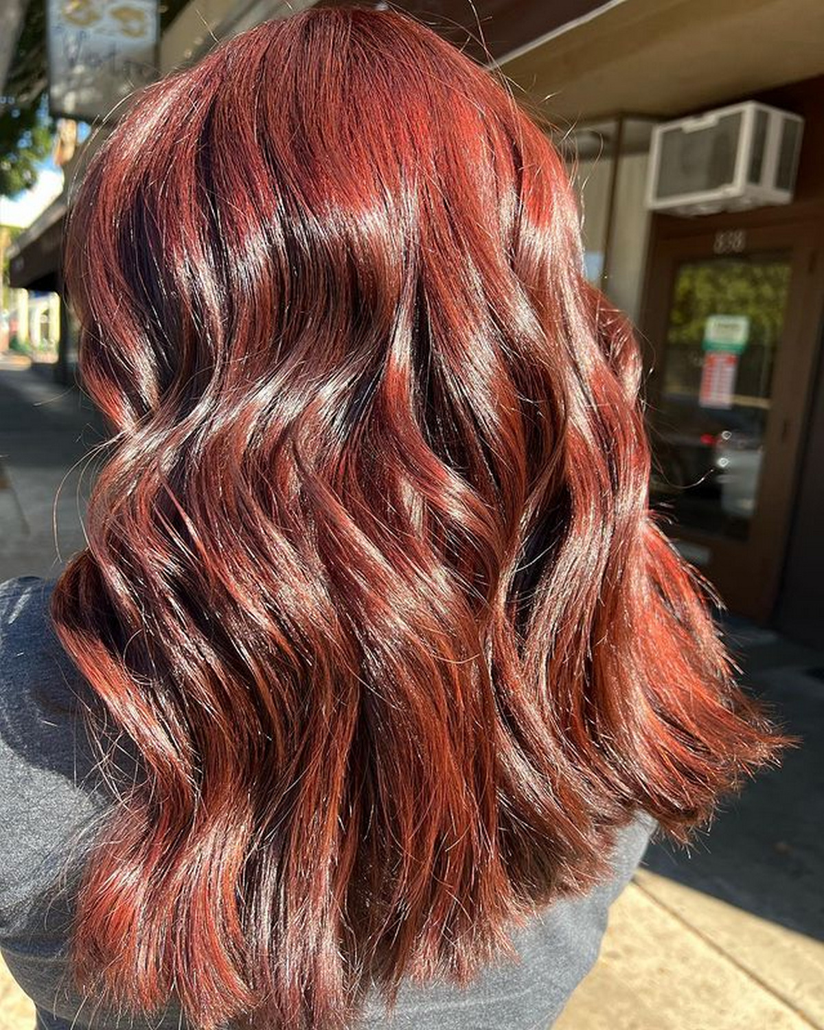 Medium-Length Redhead Hair