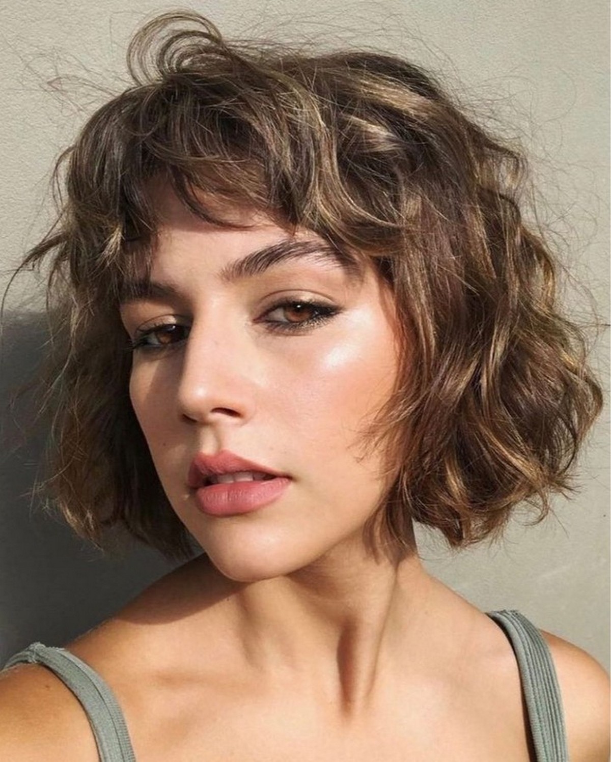 Choppy Bob With Textured Fringe
