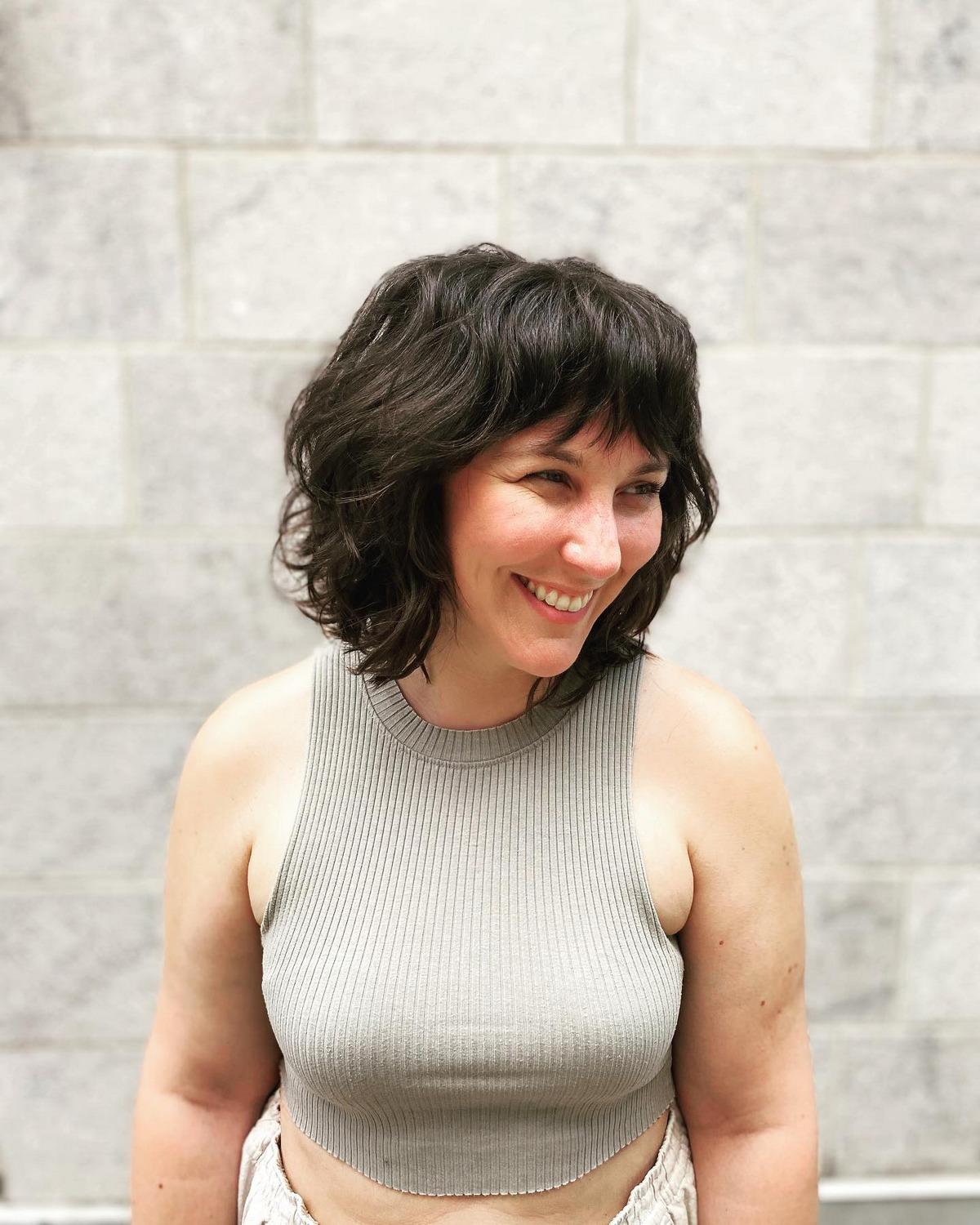 Layered Bob With Tousled Texture