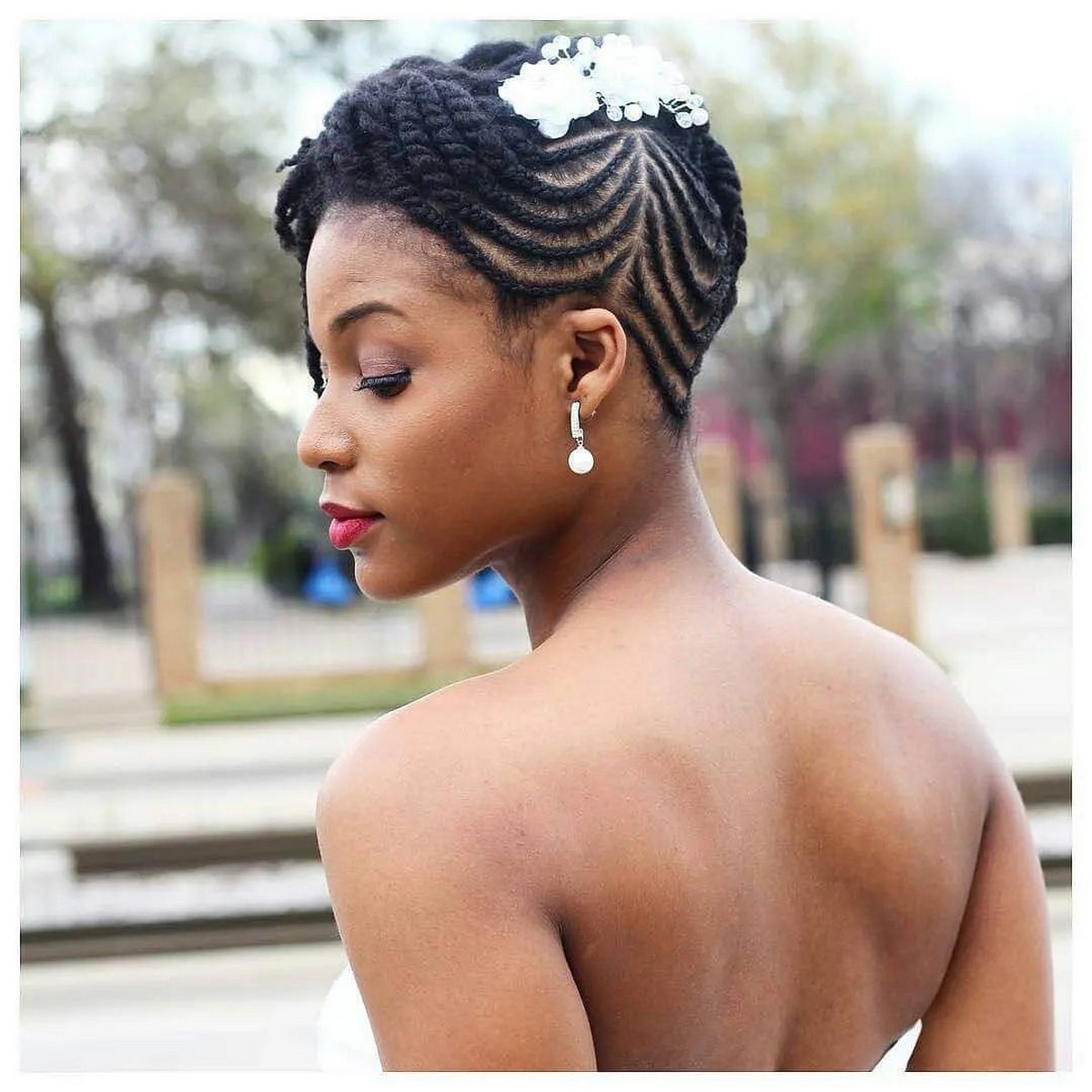 Bridesmaids Wedding Black Updo
