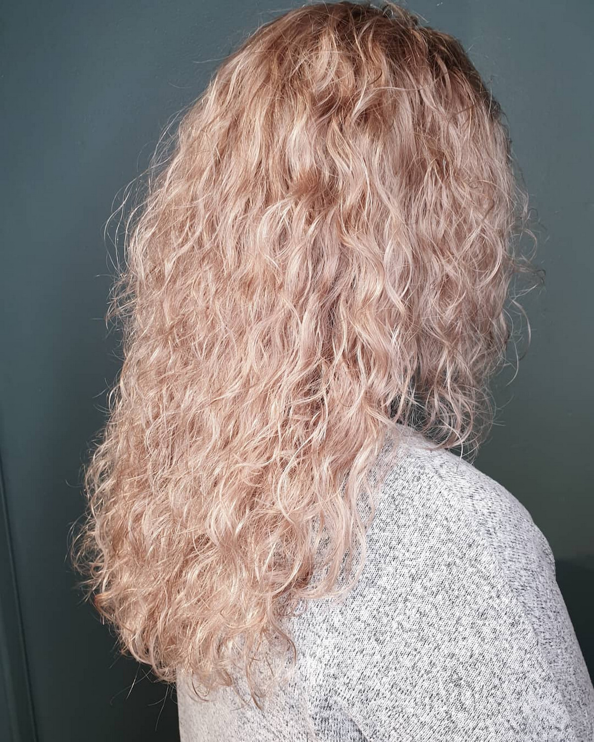 Blonde Frizzy Curls