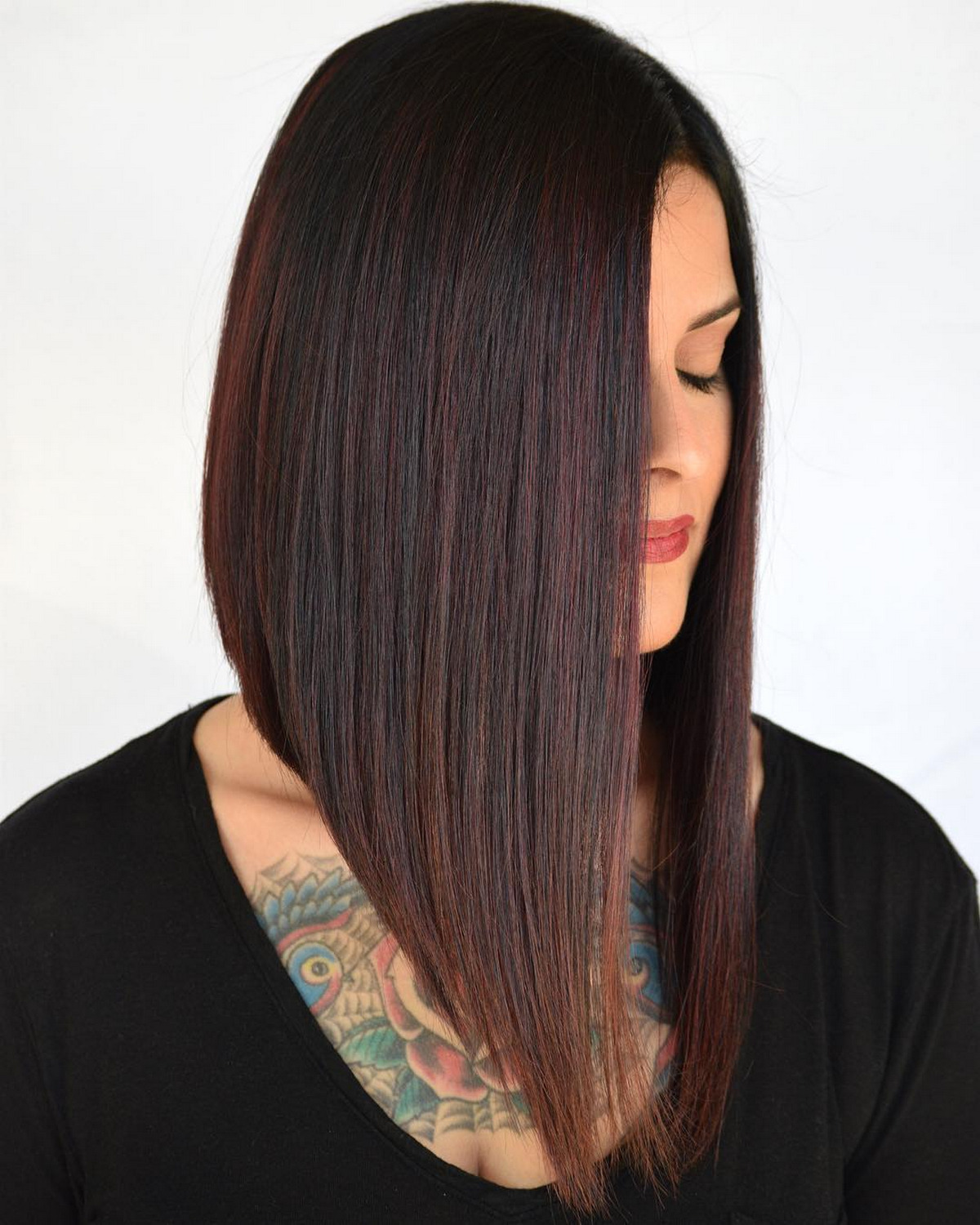 Chic Extremely Long A-Line Bob