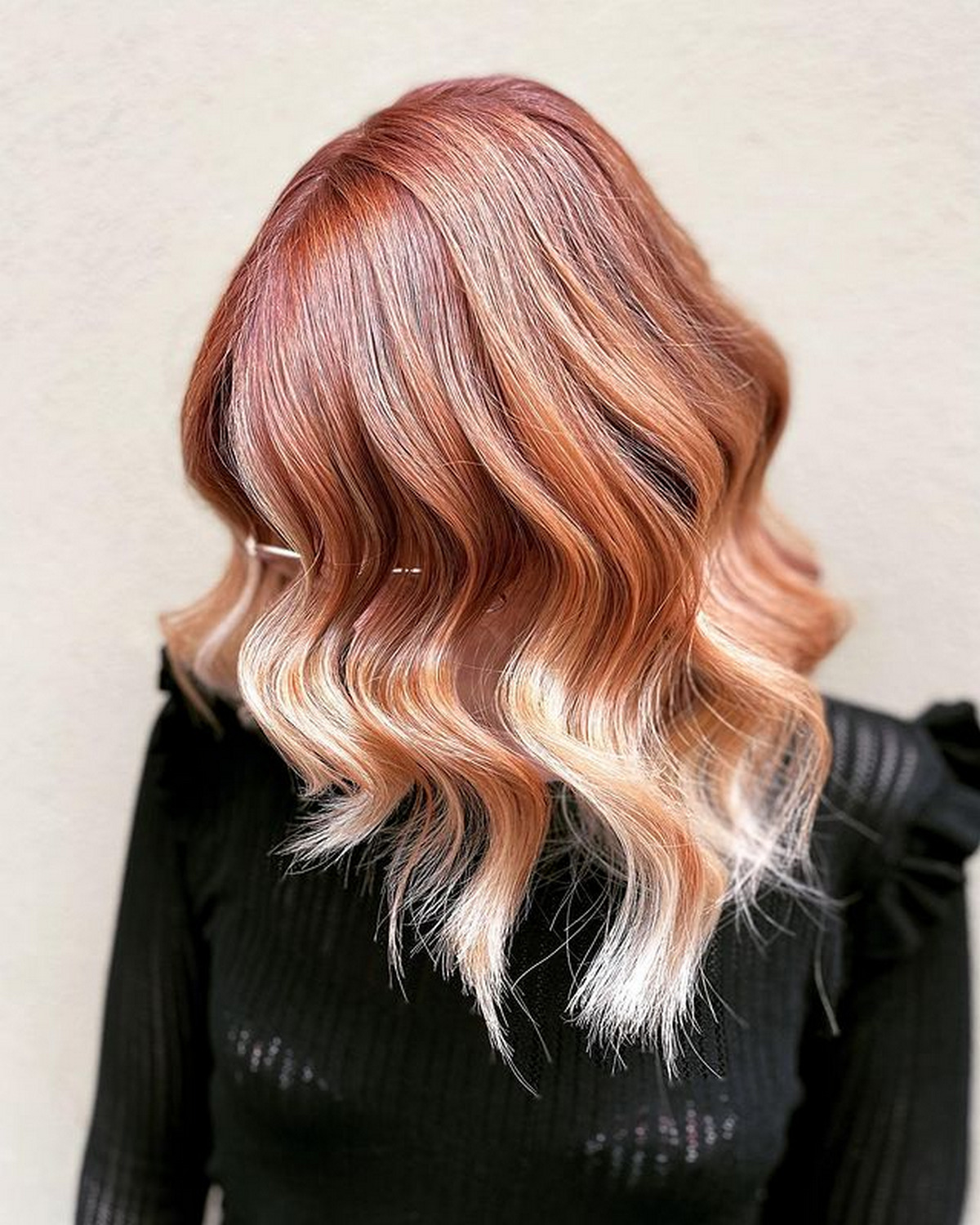 Medium-Length Hair With Copper Ombre