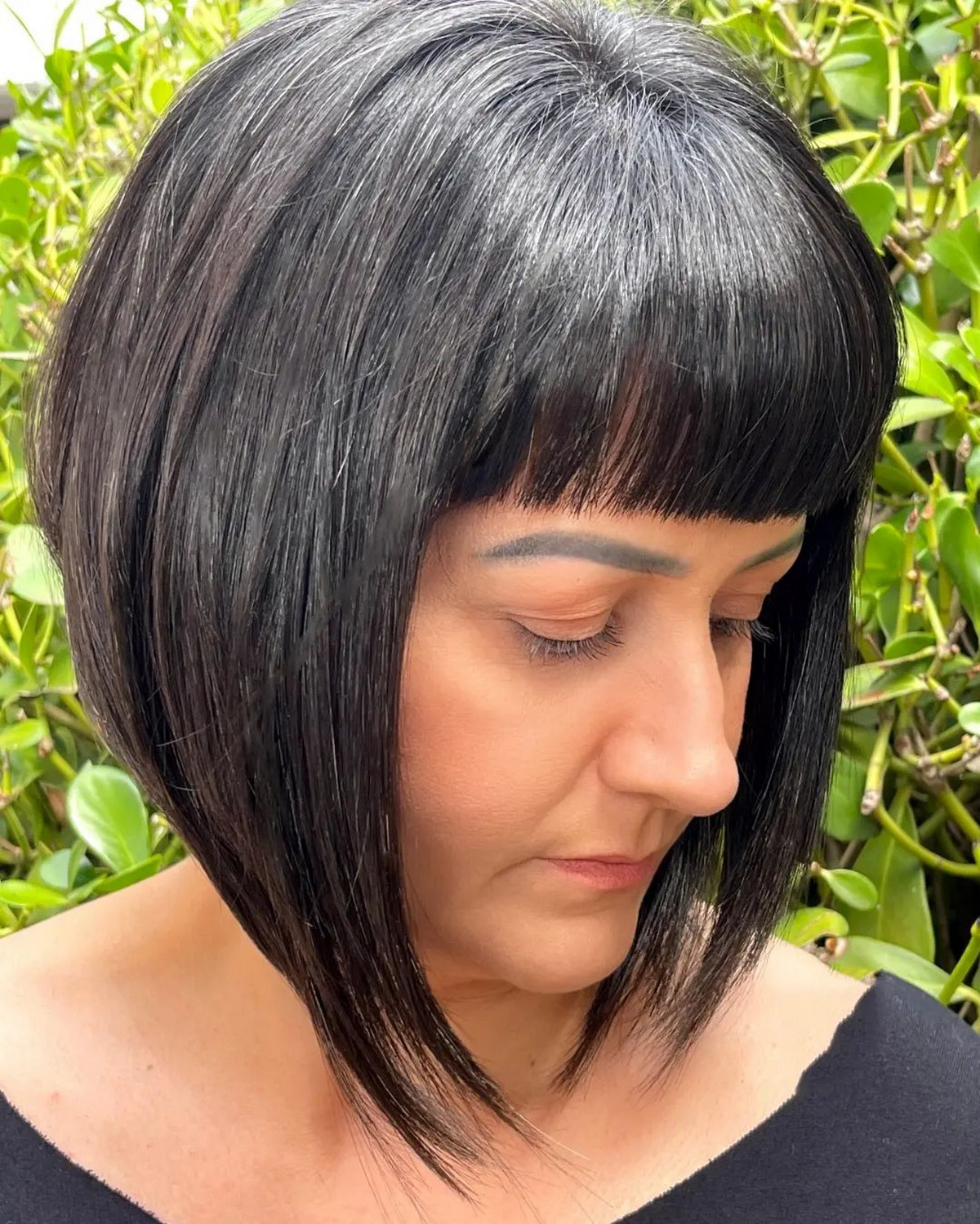 A-Line Bob with Bangs