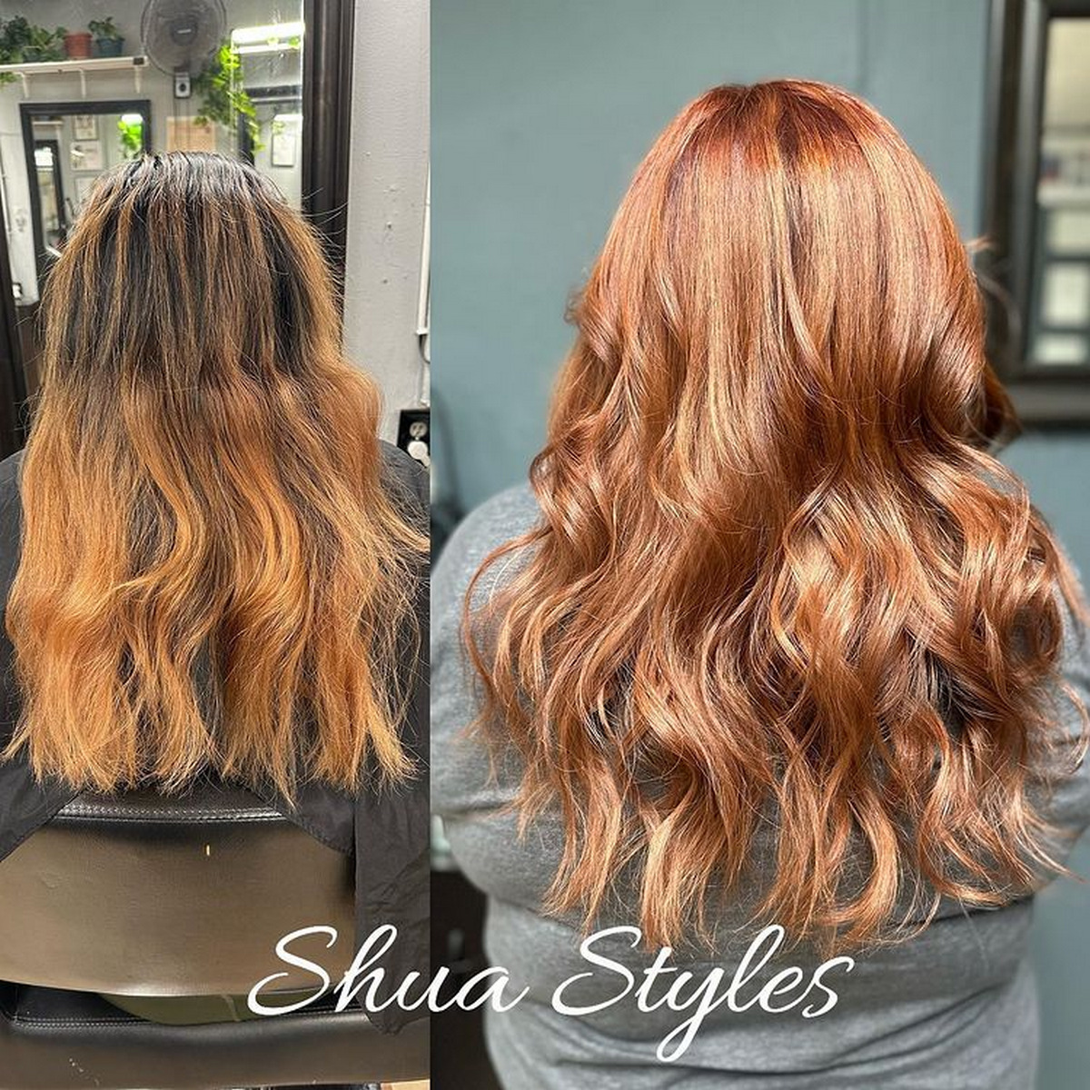 Medium-Length Ginger Hair