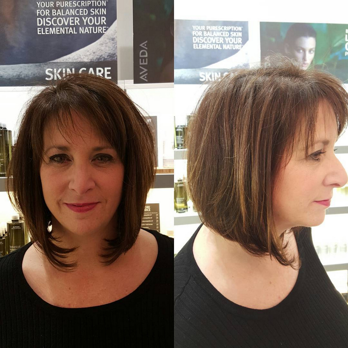 Angled Layered Bob