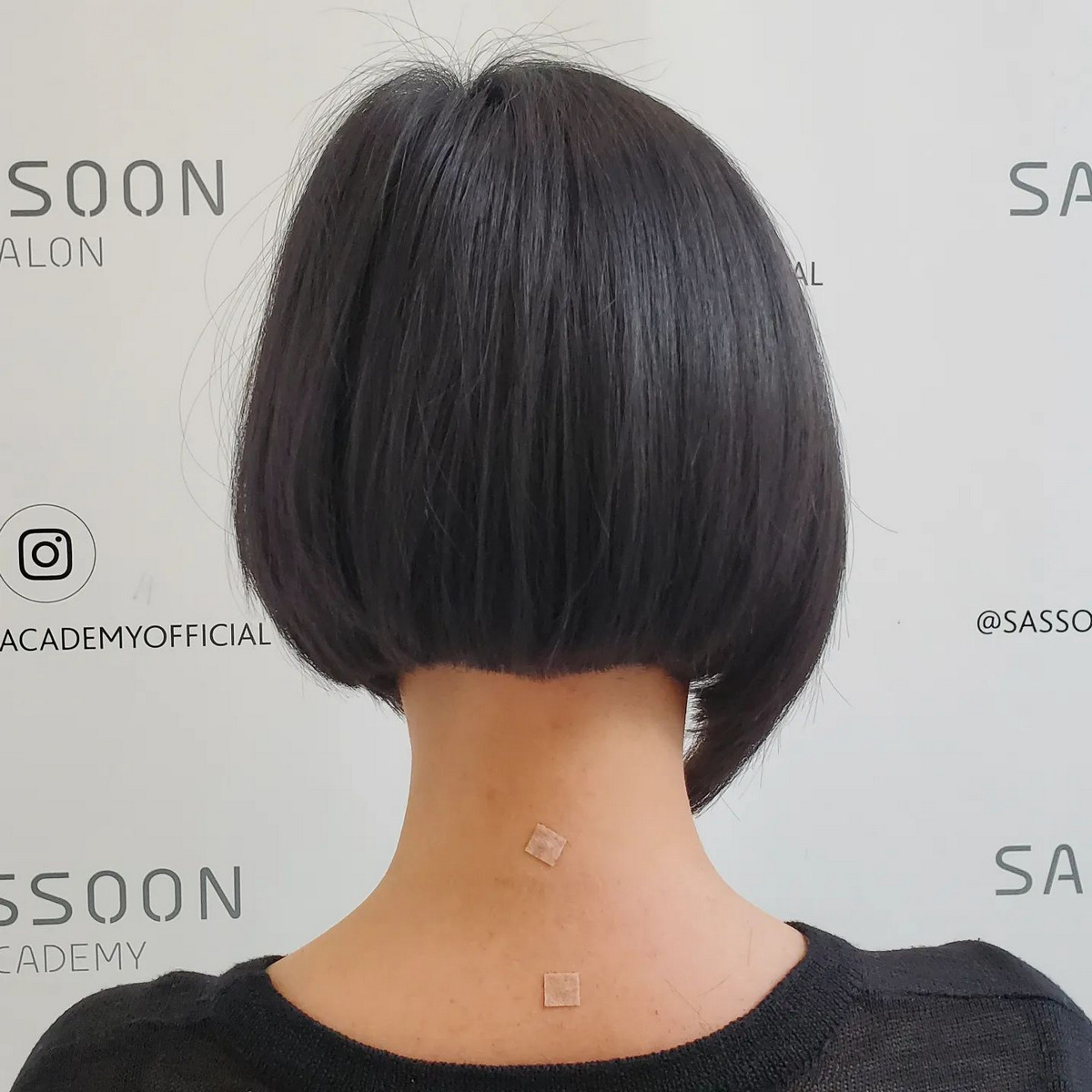 Asymmetrical Bob With Reverse Layers