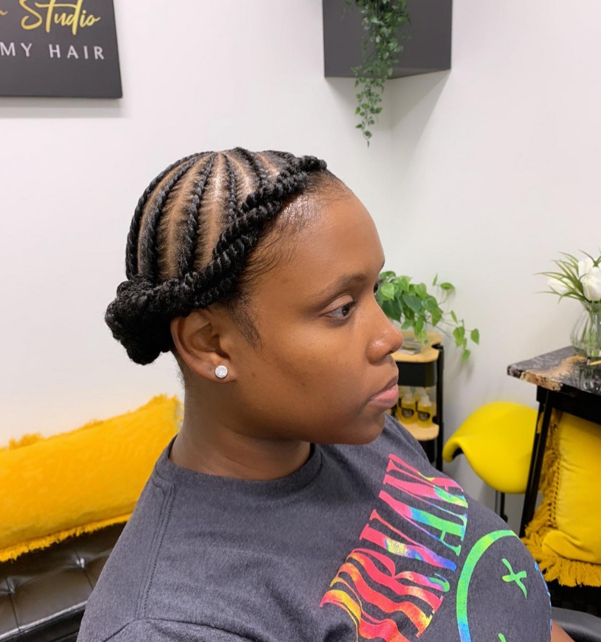 Headband Twisted Updo