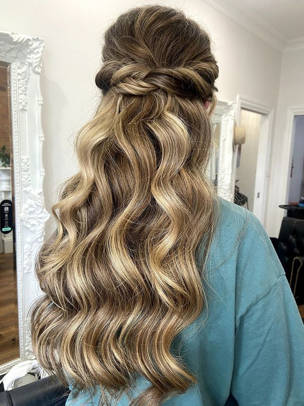 Twisted Half-Updo