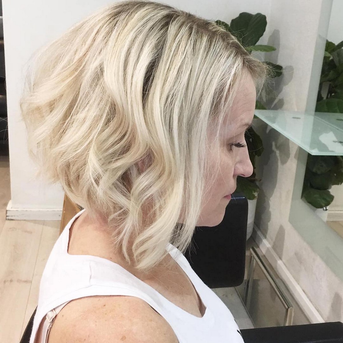 Choppy Bob With Longer Front
