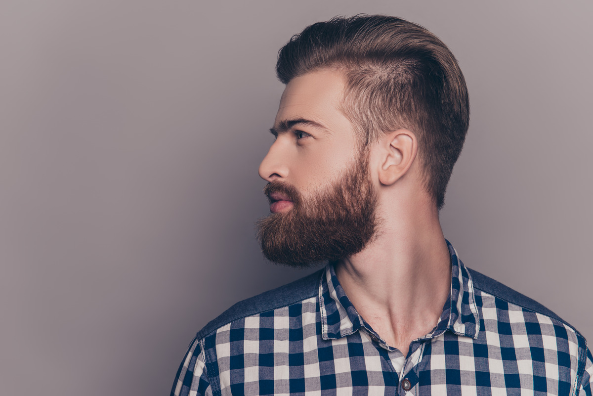 Slick Back With Beard