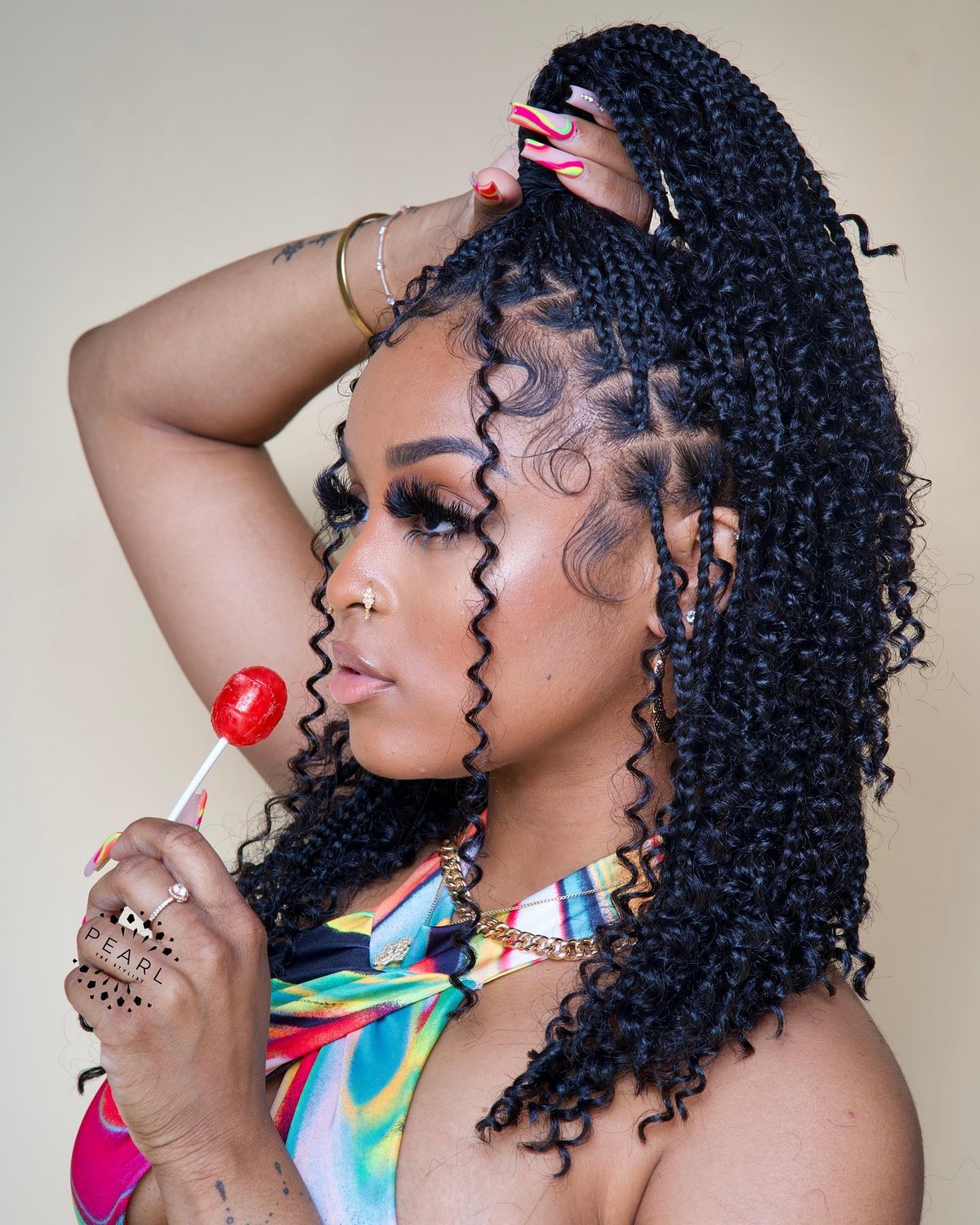 Bohemian Knotless Braids