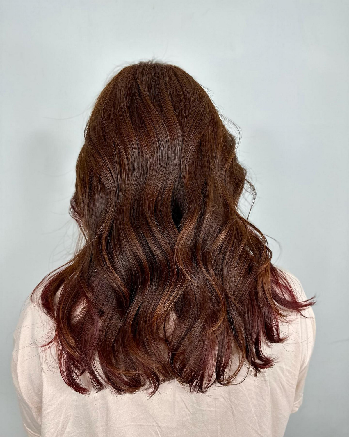 Mahogany Brown Balayage