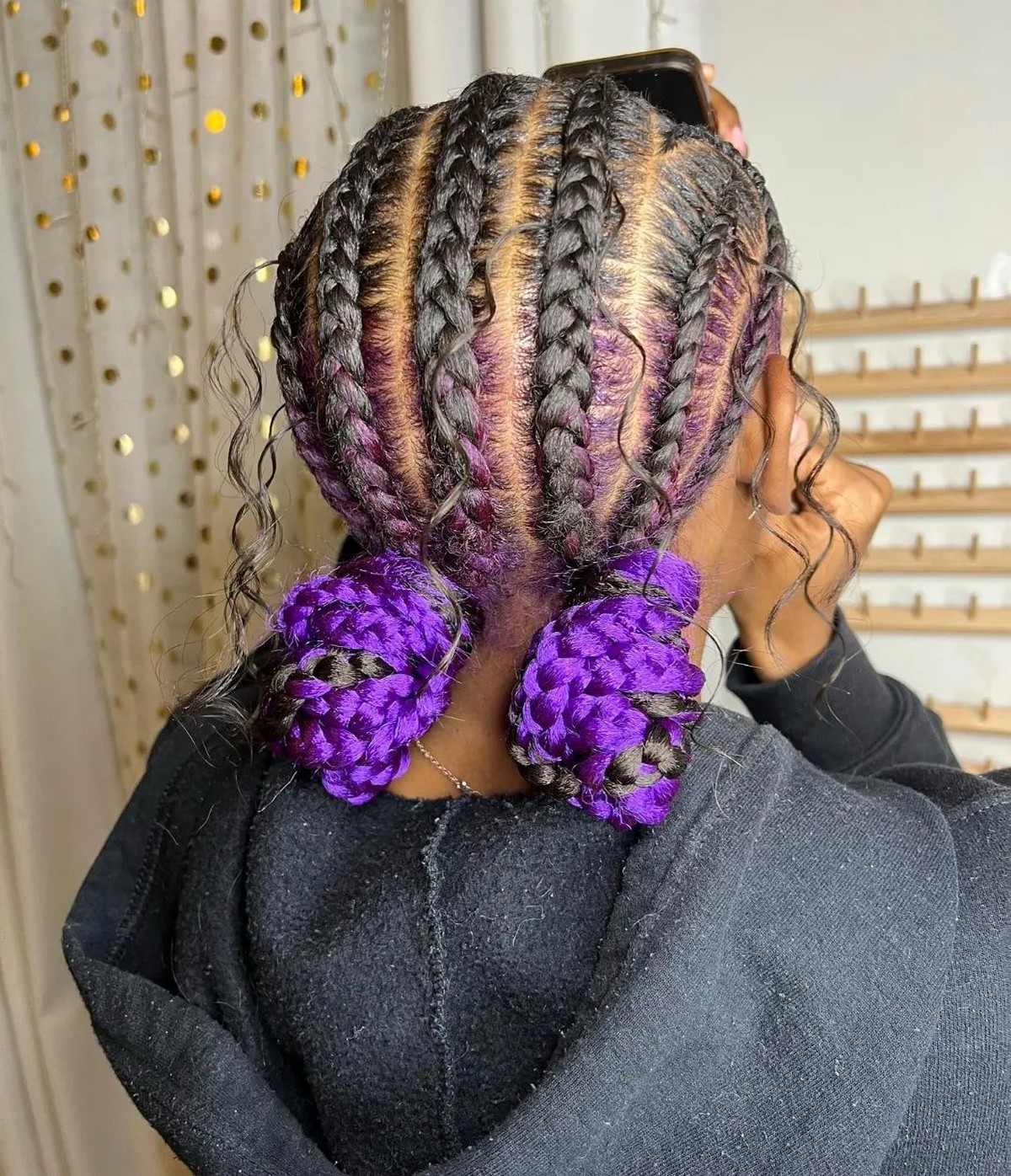 Braided Two Buns