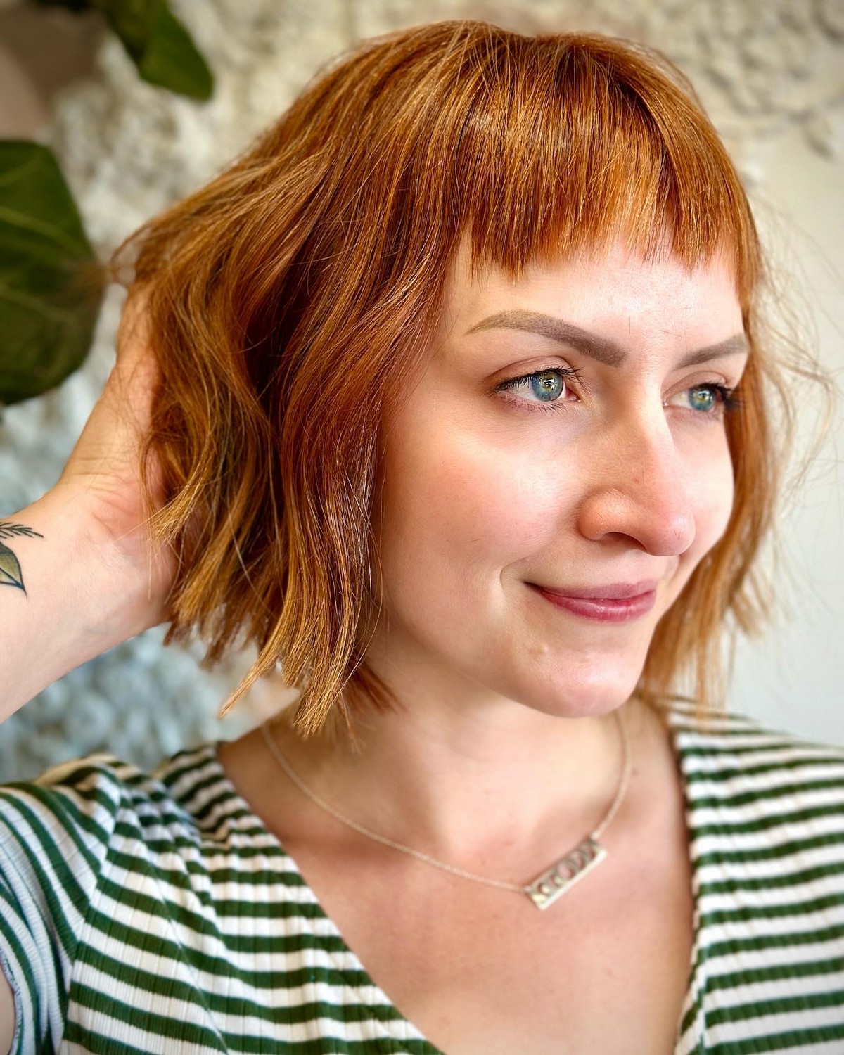 Choppy Bob With Micro Bangs