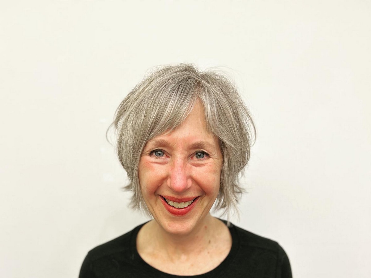 Natural Silver Wispy Hair