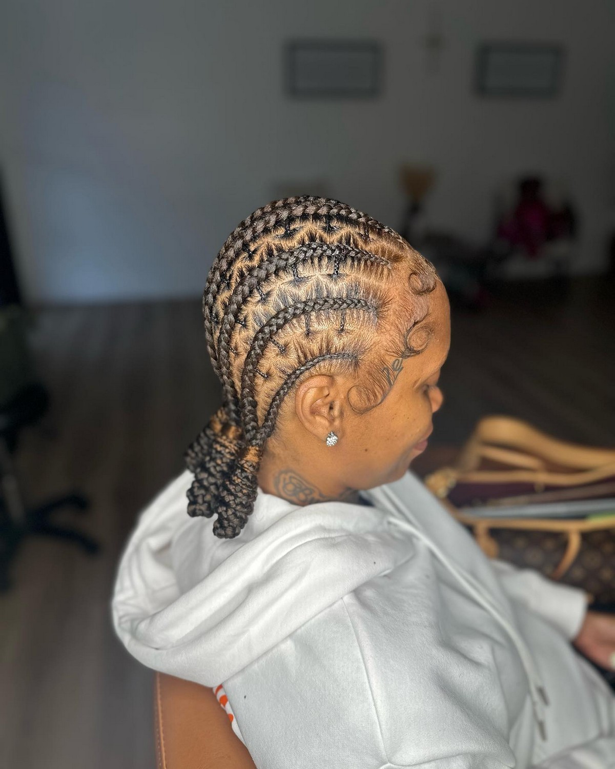 Braided Triple Bun