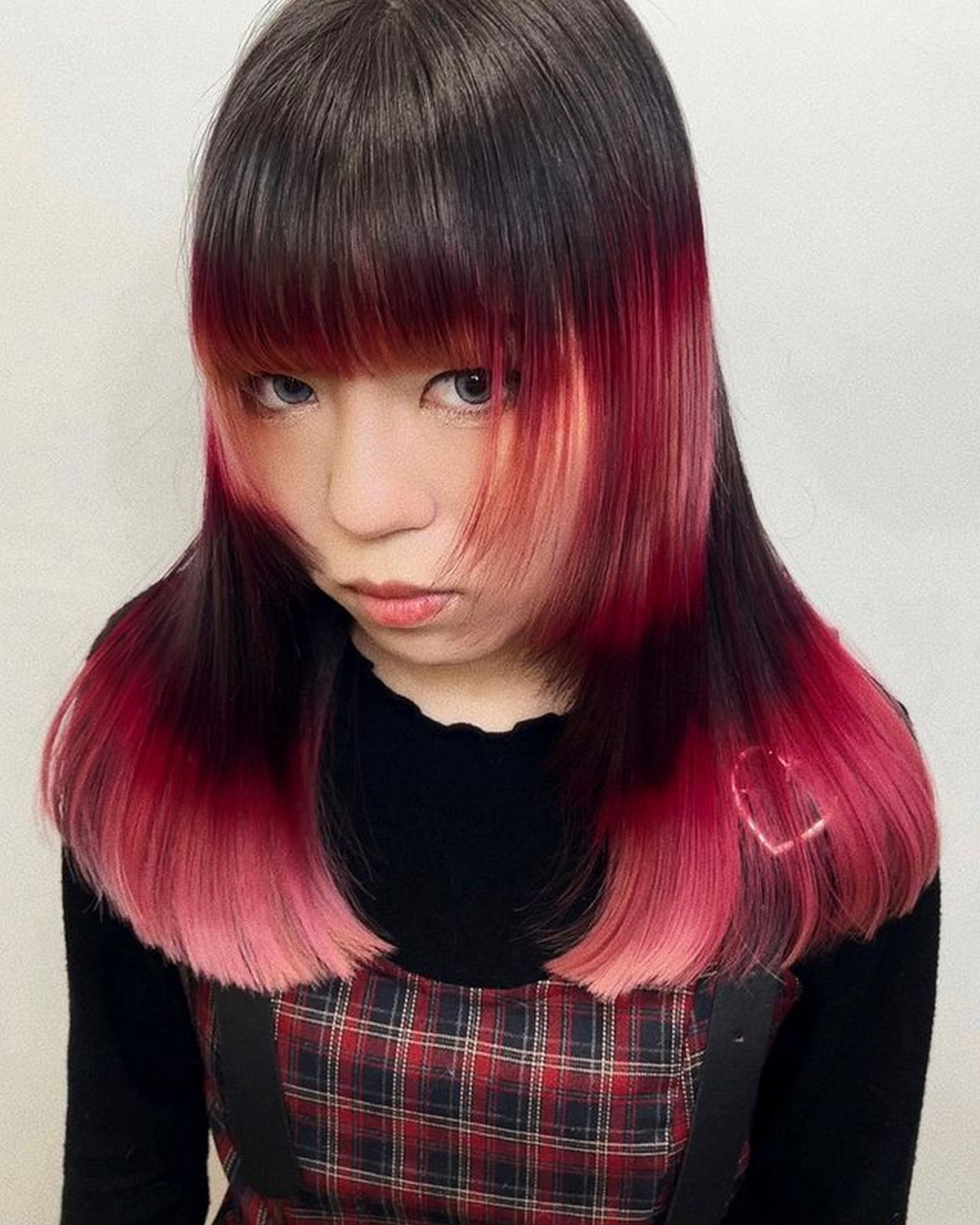 Medium-Length Hair With Unique Color