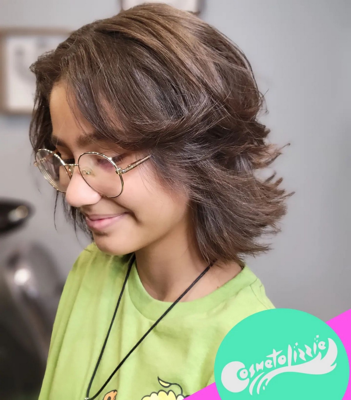 Choppy Bob With Layered Bangs
