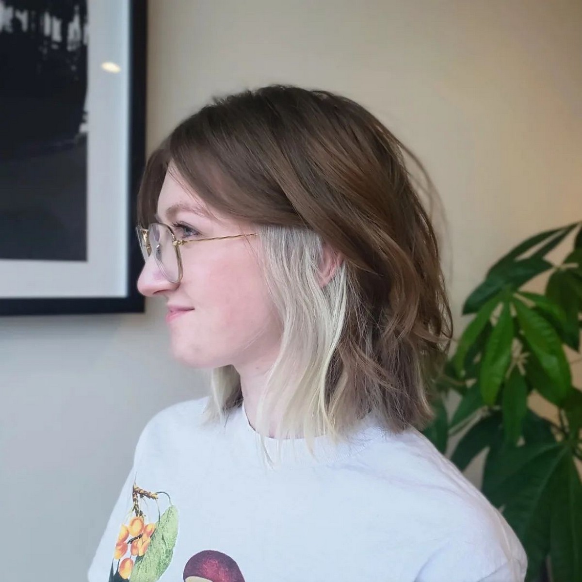 Choppy Bob With Peek-A-Boo Highlights
