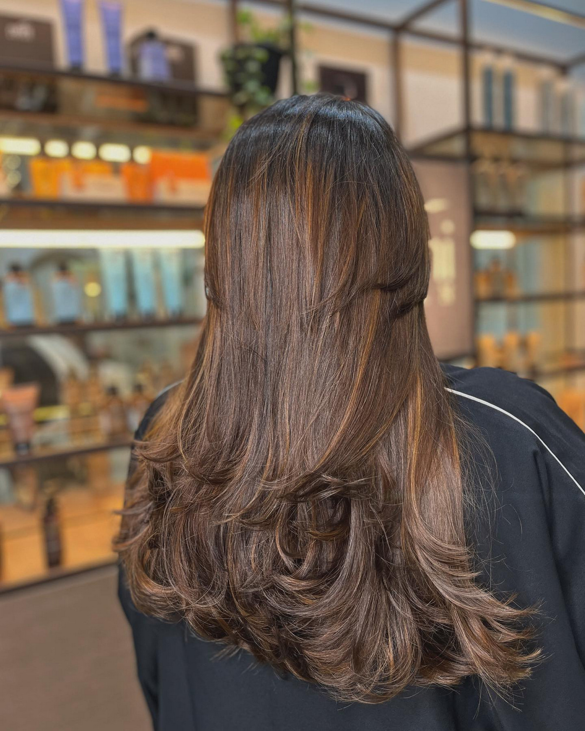 Long Layers Framing With Highlights