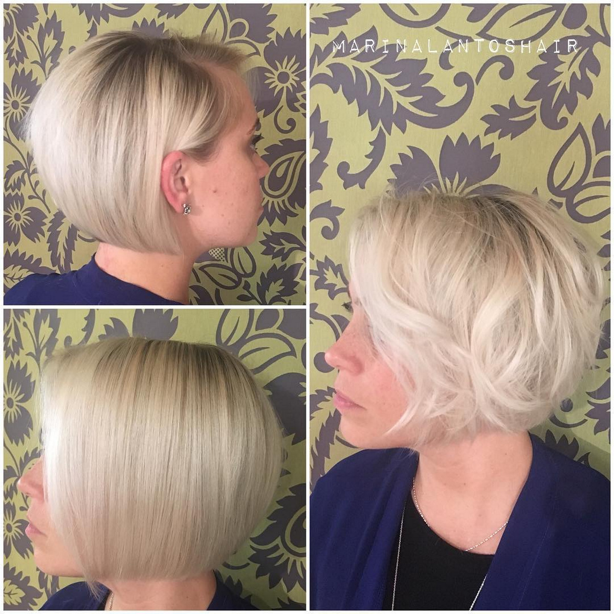 A Line Bob with Soft Texture