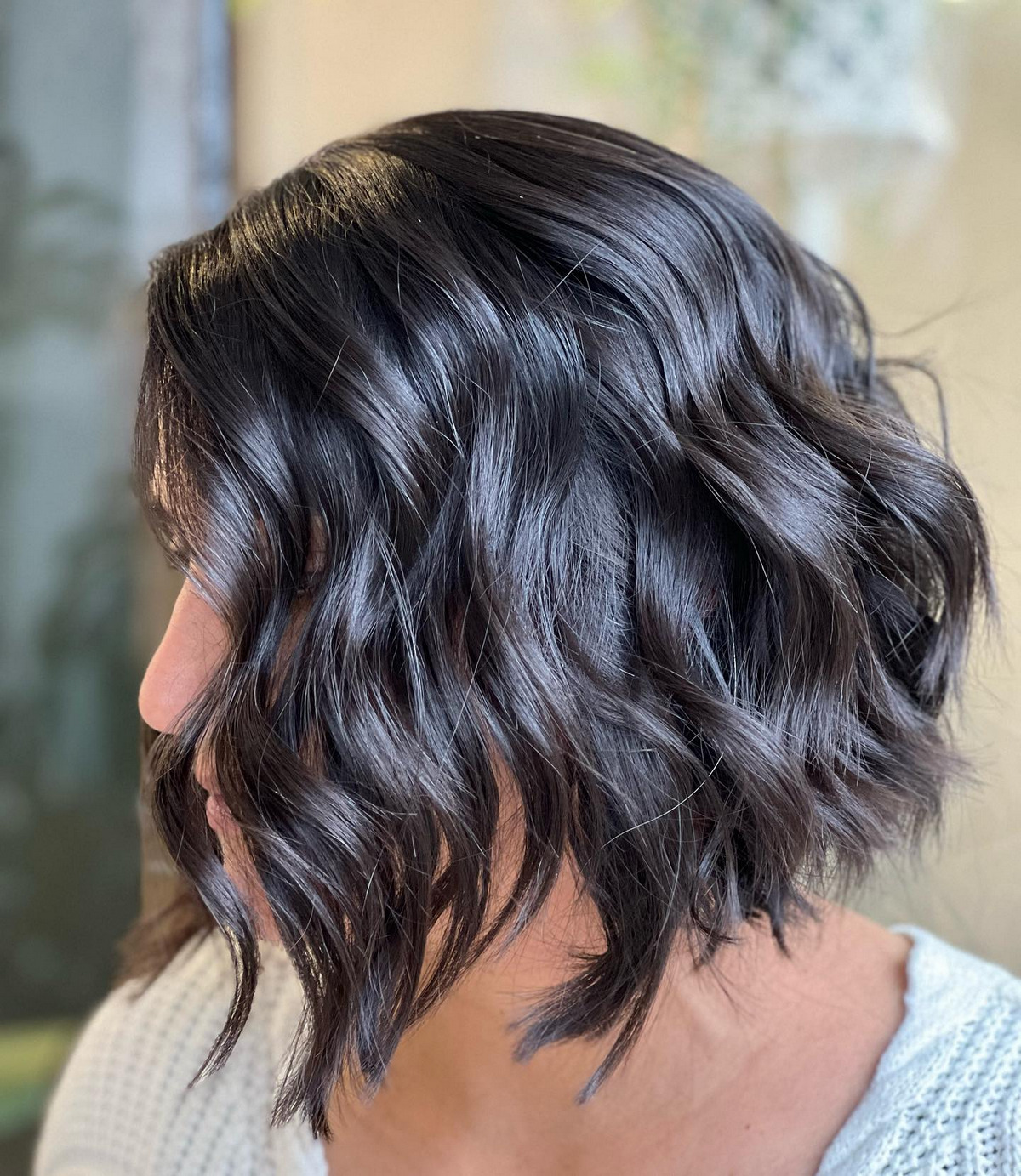 Layered Bob With A-Line Shape