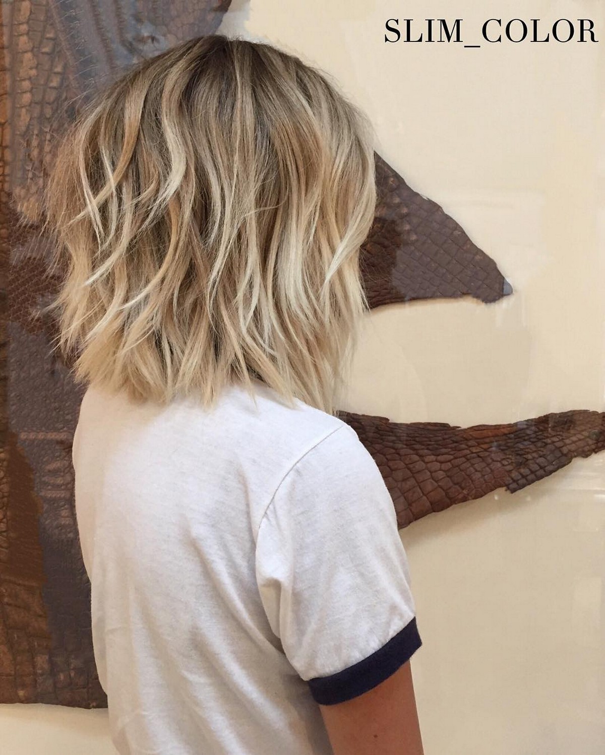 Shoulder-Grazing Choppy Bob Crop