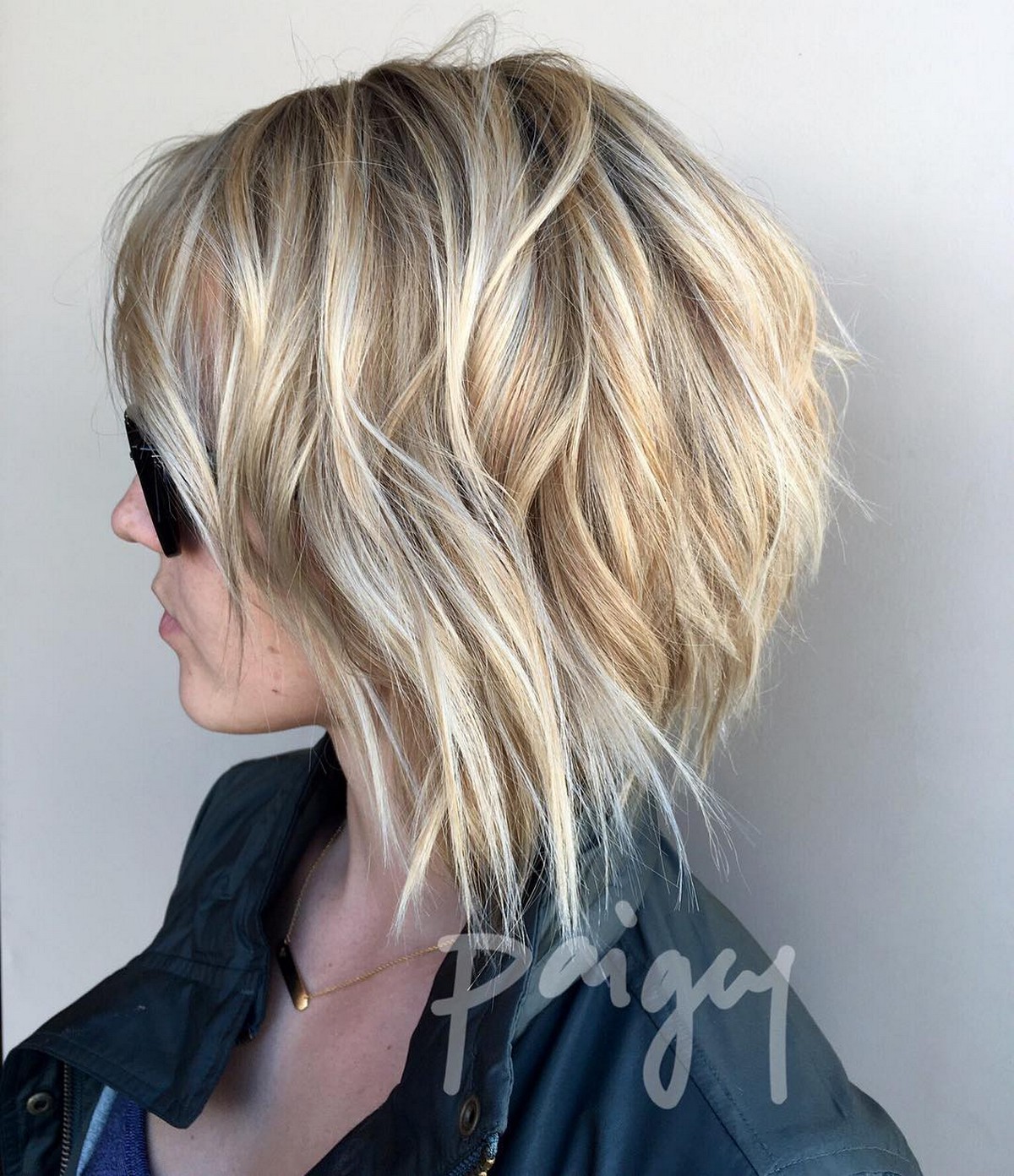 Choppy Bob With Subtle Lowlights