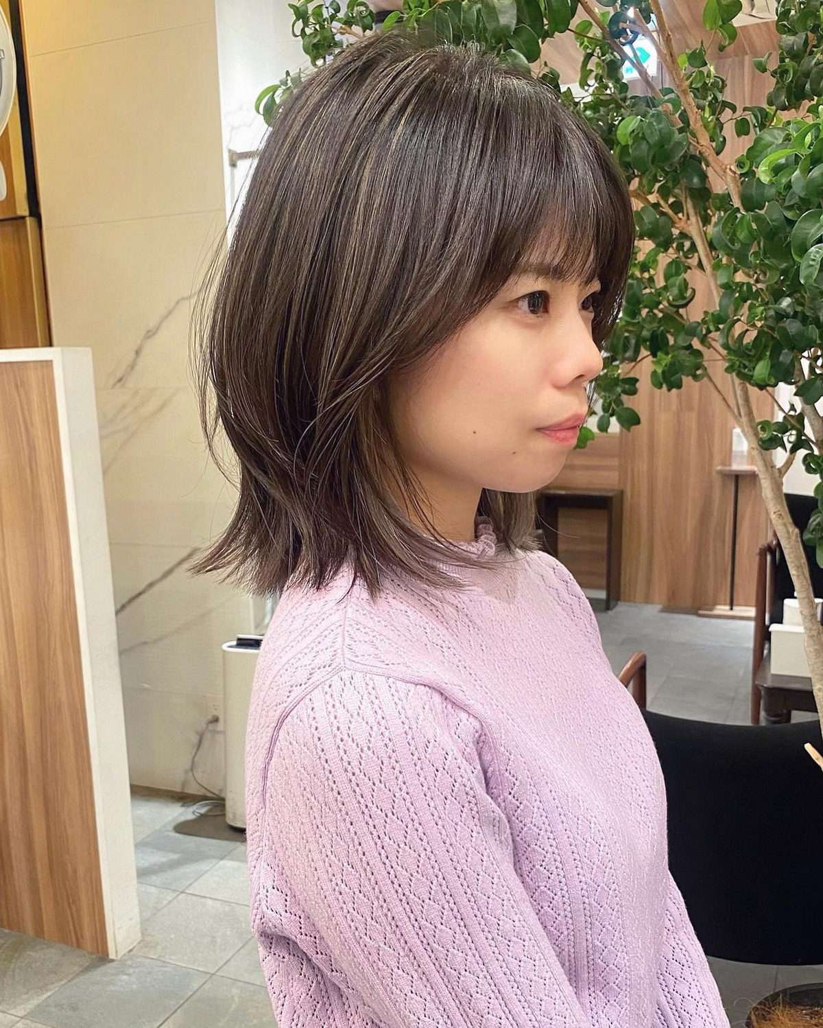 Layered Bob With Wispy Fringe