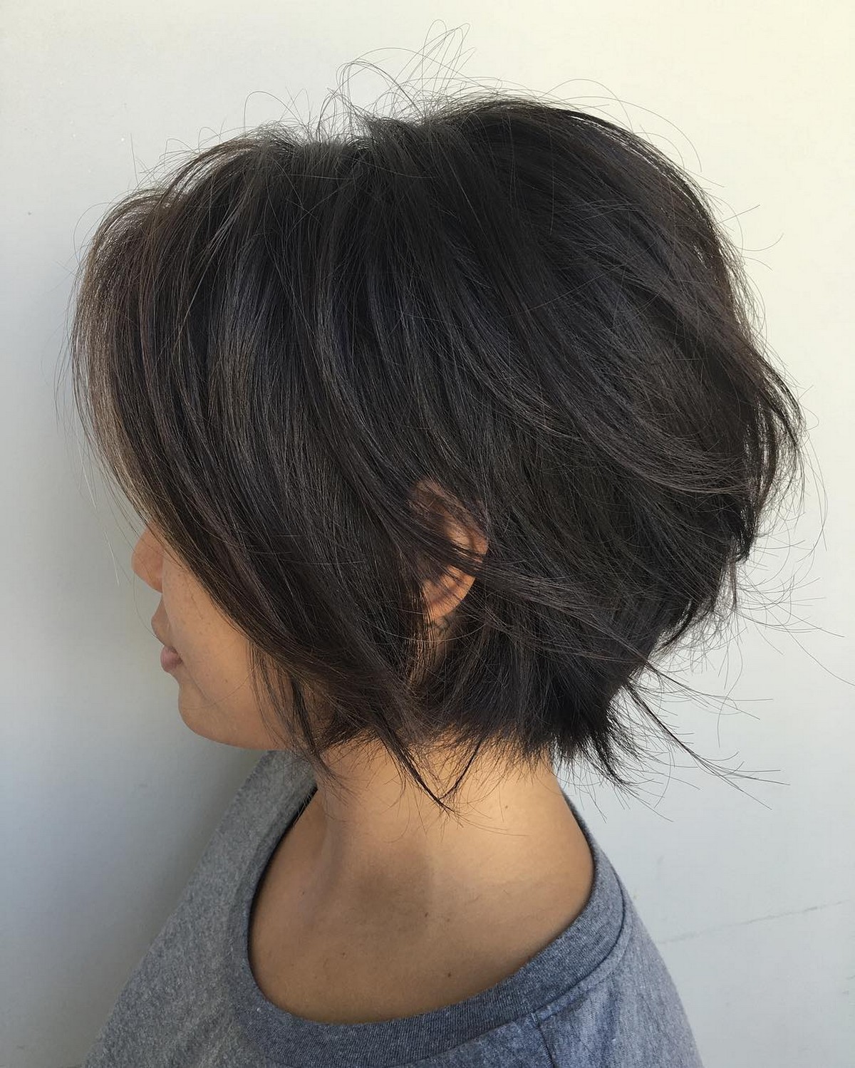 Short Jagged Bob