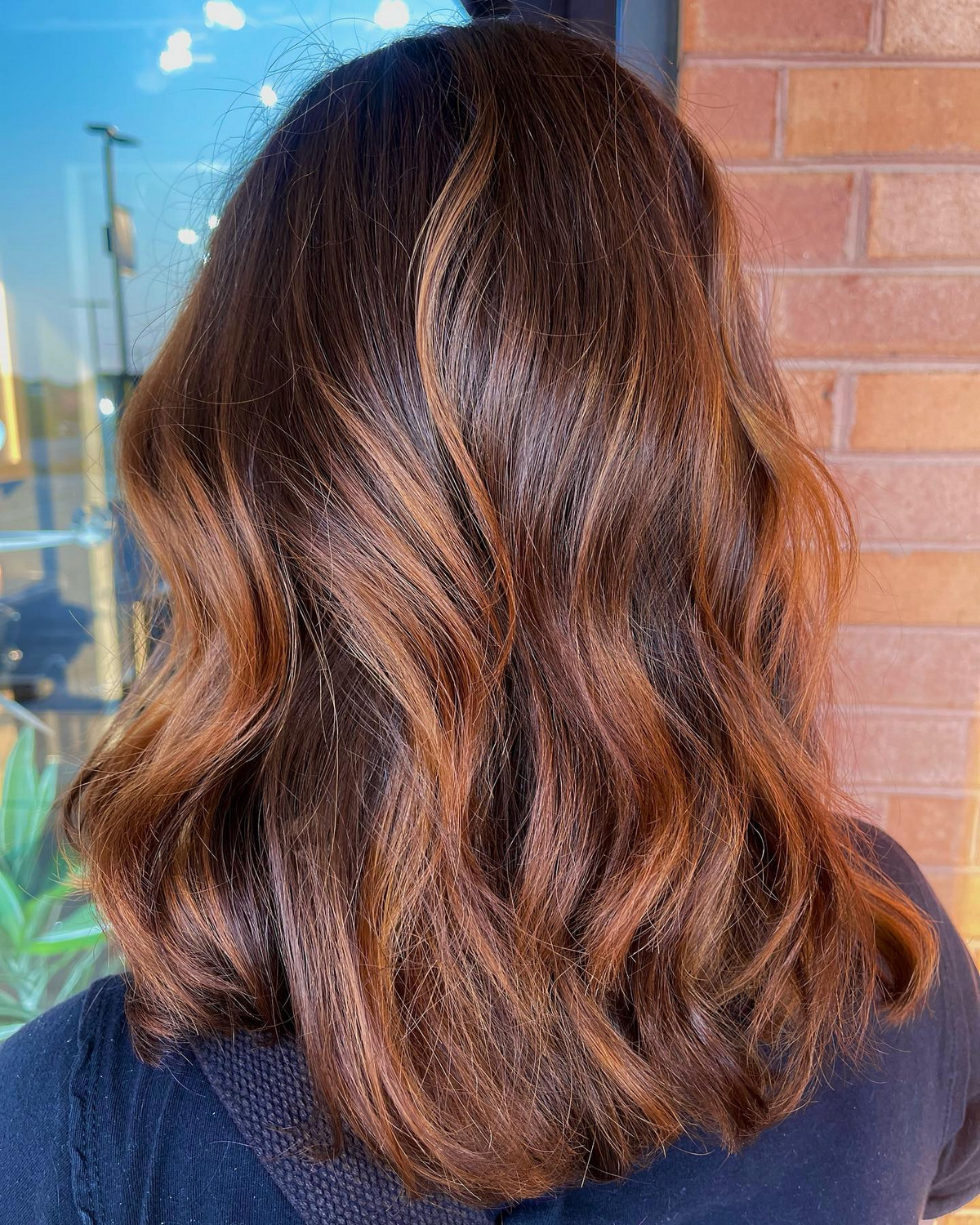 Auburn Brown Balayage